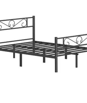 Stijlvol Metalen Tweepersoonsbed 140x200 cm – Robuust en Modern