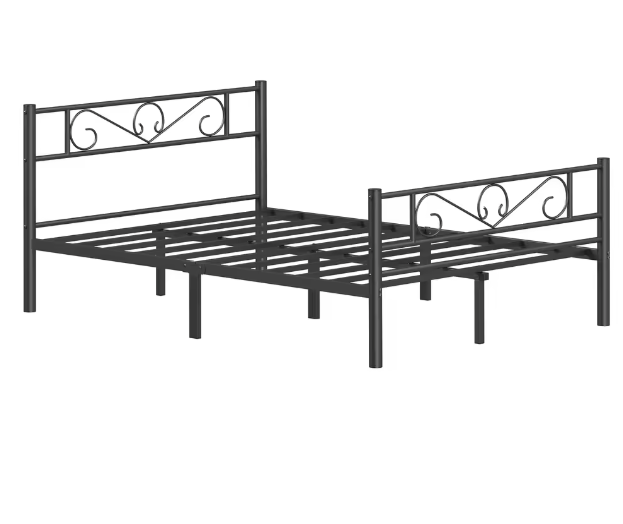 Stijlvol Metalen Tweepersoonsbed 140x200 cm – Robuust en Modern