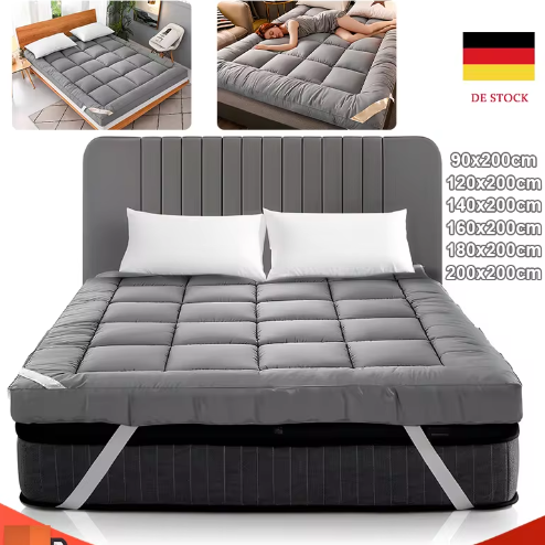Extra Dikke 3D Matras Topper – Opvouwbaar en Comfortabel
