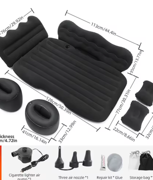 Opblaasbaar Auto Luchtbed voor SUV – Comfortabel Reis- en Campingmatras