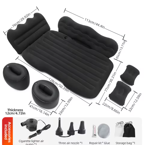 Opblaasbaar Auto Luchtbed voor SUV – Comfortabel Reis- en Campingmatras