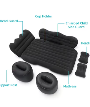 Opblaasbaar Auto Luchtbed voor SUV – Comfortabel Reis- en Campingmatras