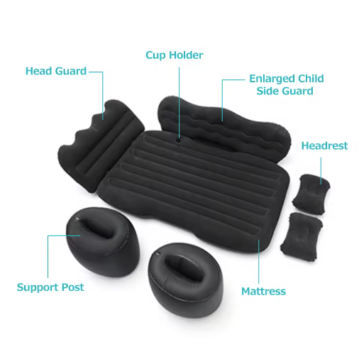 Opblaasbaar Auto Luchtbed voor SUV – Comfortabel Reis- en Campingmatras
