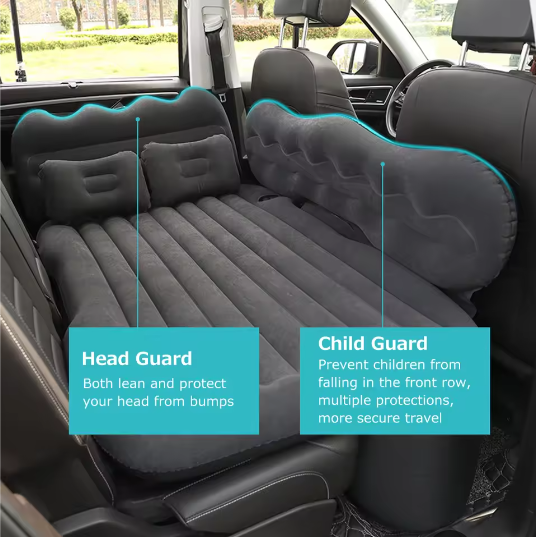 Opblaasbaar Reisbed voor Auto – Comfortabel Luchtbed voor Camping