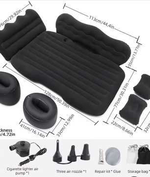 Opblaasbaar Reisbed voor Auto – Comfortabel Luchtbed voor Camping