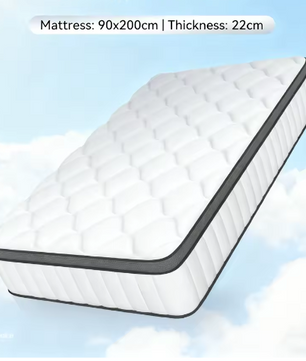 Pocketvering Matras 7-Zone Ondersteuning – 25 cm Dik, Medium Stevig