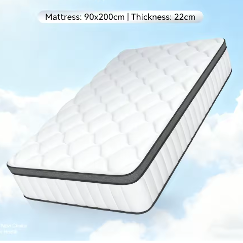 Pocketvering Matras 7-Zone Ondersteuning – 25 cm Dik, Medium Stevig