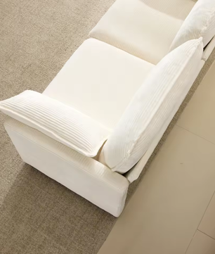 Moderne Minimalistische 2-Zitsbank – Comfortabel, Ruim en Geschikt voor Woon- en Slaapkamer