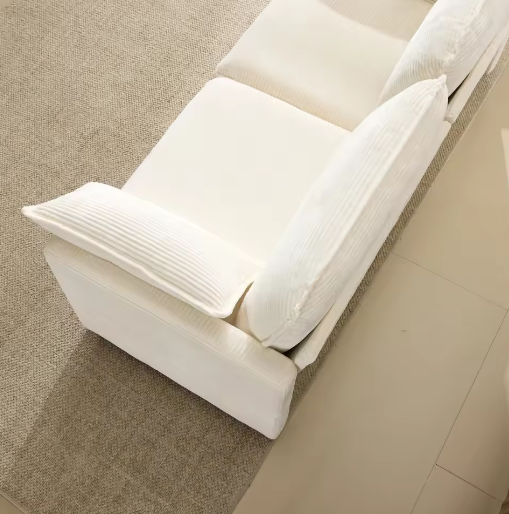 Moderne Minimalistische 2-Zitsbank – Comfortabel, Ruim en Geschikt voor Woon- en Slaapkamer