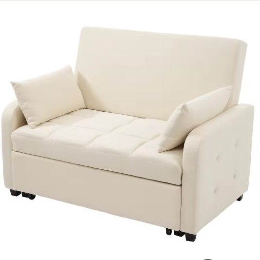 Multifunctionele Opklapbare Slaapbank met Verstelbare Rugleuning – Compact en Ideaal voor Kleine Ruimtes, 180×127 cm