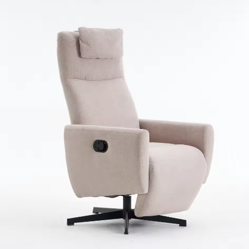 Comfortabele Draaibare Slaap- en Loungestoel – Verstelbare Rugleuning en Voetsteun