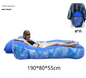 Buiten Opvouwbare Opblaasbare Loungebank – Draagbaar Reizen en Strand Slaapbed