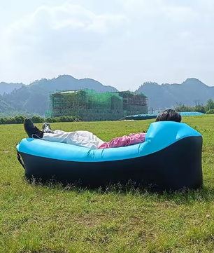 Opblaasbare Lucht Slaapbank – Waterdichte Outdoor Lounger 240×70 cm