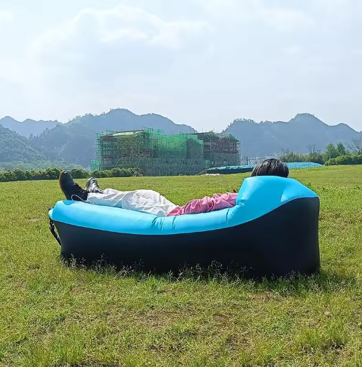 Opblaasbare Lucht Slaapbank – Waterdichte Outdoor Lounger 240×70 cm