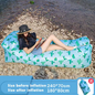 Opblaasbare Lucht Slaapbank – Waterdichte Outdoor Lounger 240×70 cm