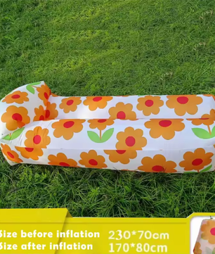 Opblaasbare Lucht Slaapbank – Waterdichte Outdoor Lounger 240×70 cm