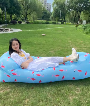 Opblaasbare Lucht Slaapbank – Waterdichte Outdoor Lounger 240×70 cm