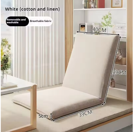 Creatieve Tatami Luie Bank – Draagbaar Opvouwbaar Kussen voor Bed en Fauteuil
