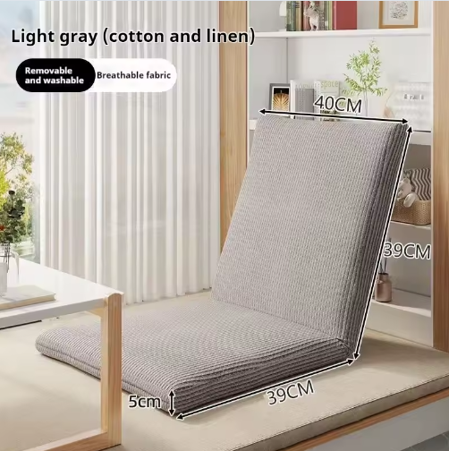 Creatieve Tatami Luie Bank – Draagbaar Opvouwbaar Kussen voor Bed en Fauteuil