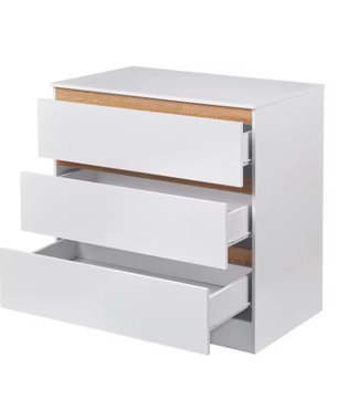 Moderne Babycommode met 3 Lades – Ladekast en Opbergmeubel