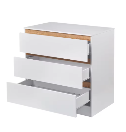 Moderne Babycommode met 3 Lades – Ladekast en Opbergmeubel