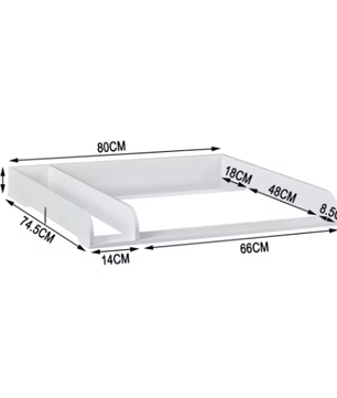 Moderne Babycommode met 3 Lades – Ladekast en Opbergmeubel