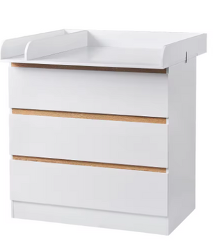 Moderne Babycommode met 3 Lades – Ladekast en Opbergmeubel
