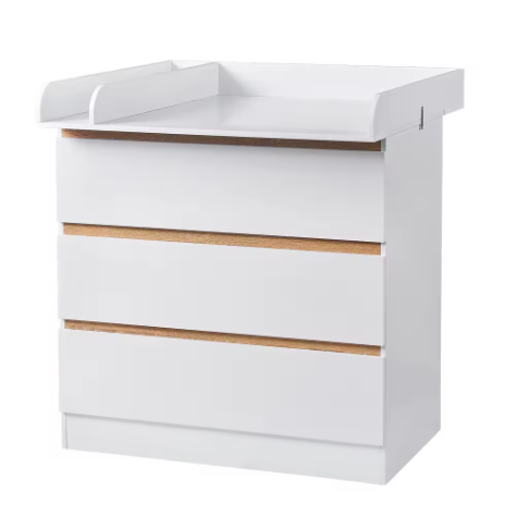 Moderne Babycommode met 3 Lades – Ladekast en Opbergmeubel
