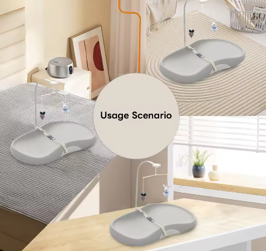 Babycommode Aankleedkussen – Voorgevormd, Antislip en Gemakkelijk Schoon te Maken