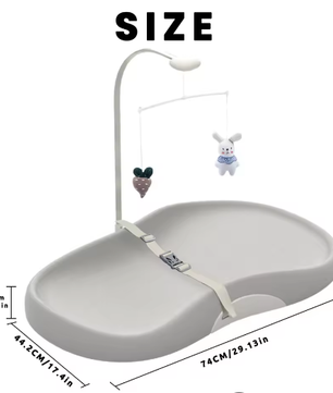 Babycommode Aankleedkussen – Voorgevormd, Antislip en Gemakkelijk Schoon te Maken