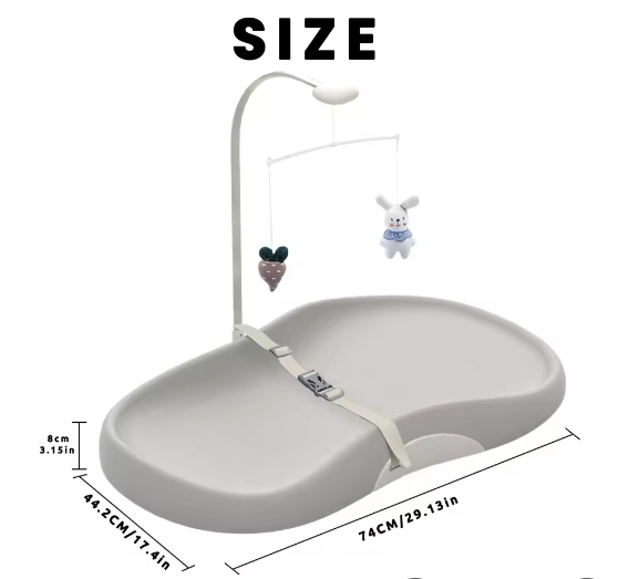 Babycommode Aankleedkussen – Voorgevormd, Antislip en Gemakkelijk Schoon te Maken