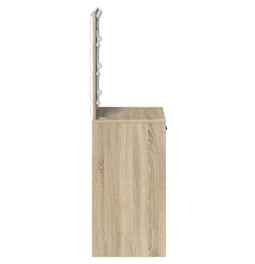 Kaptafel met LED-verlichting en Spiegel – Lade, Modern Design