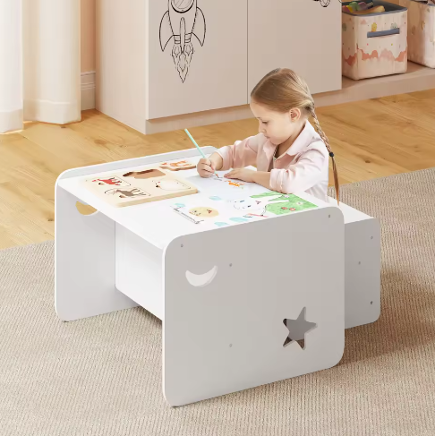 Kindertafel met 2 Stoelen – Multifunctionele Kindermeubelset