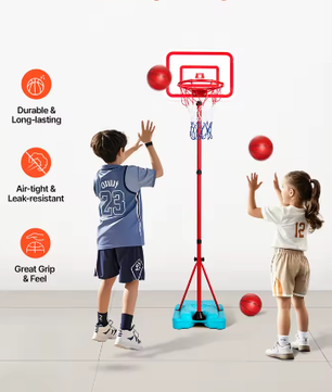 Verstelbare Kinder Basketbalring voor Binnen en Buiten – 104–190 cm