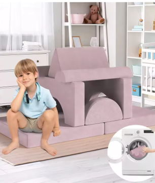 Modulaire Kinderspeelbank – 14-delige Speel- en Zitbank van Schuim