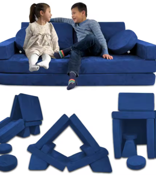 Modulaire Kinderspeelbank – 14-delige Speel- en Zitbank van Schuim