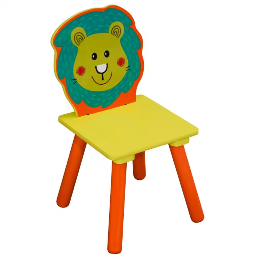Kindertafel met 2 Stoelen – Houten Speel- en Knutselset