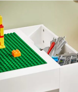 Kindertafel met 2 Stoelen en Opbergruimte – Multifunctionele Kinderzitgroep