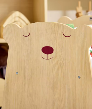 Kinderopbergkast met Wielen voor Boeken en Speelgoed