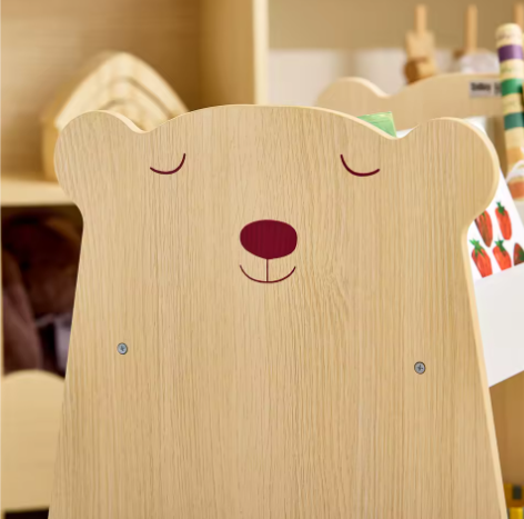 Kinderopbergkast met Wielen voor Boeken en Speelgoed