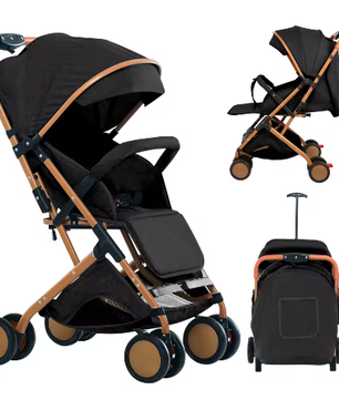 Kinderwagen 0–6 Jaar – Inklapbaar, Zit- en Ligstand, met Klamboe