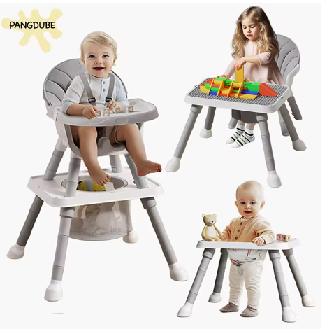 7-in-1 Converteerbare Kinderstoel en Activiteitstafel voor Peuters