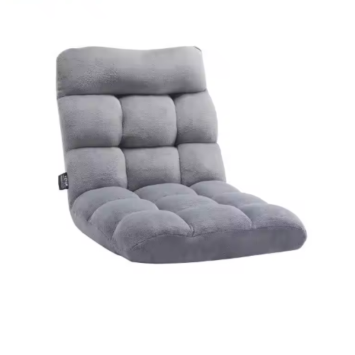 Opvouwbare Vloerstoel met Rugsteun – Multifunctionele Fauteuil voor Lezen, Ontspannen en Slapen