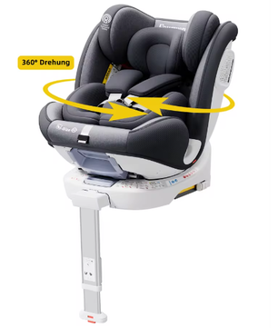 360° Draaibaar Kinderzitje met ISOFIX – 40–150 cm, 5-Punts Gordel