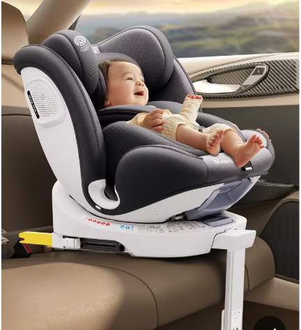 360° Draaibaar Kinderzitje met ISOFIX – 40–150 cm, 5-Punts Gordel