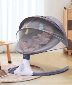 Babyschommel met Afstandsbediening – Muziek, Bluetooth en USB 0–18M