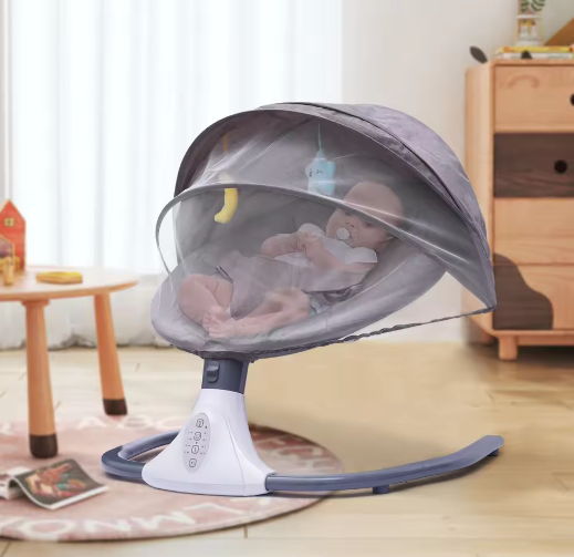 Babyschommel met Afstandsbediening – Muziek, Bluetooth en USB 0–18M