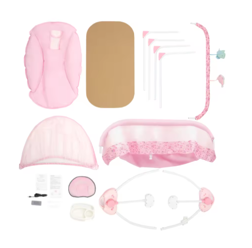 Automatische Elektrische Babywieg 0–18 Maanden – Opvouwbaar met Muziek en Afstandsbediening