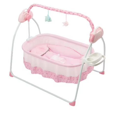 Automatische Elektrische Babywieg 0–18 Maanden – Opvouwbaar met Muziek en Afstandsbediening