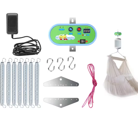 Elektrische Babyschommel Controller met Digitale Timer en Verstelbare Snelheid
